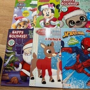 Christmas Coloring Book Activity Bundle NEW Paw Patrol Disney Sloth Rudolph